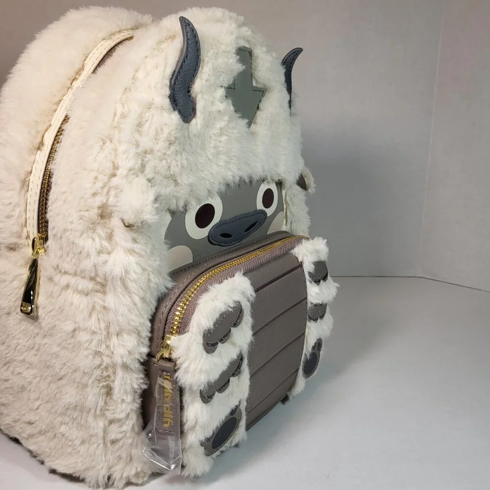 Nickelodeon Avatar: The Last Airbender Appa Figural Fur Mini Backpack NEW